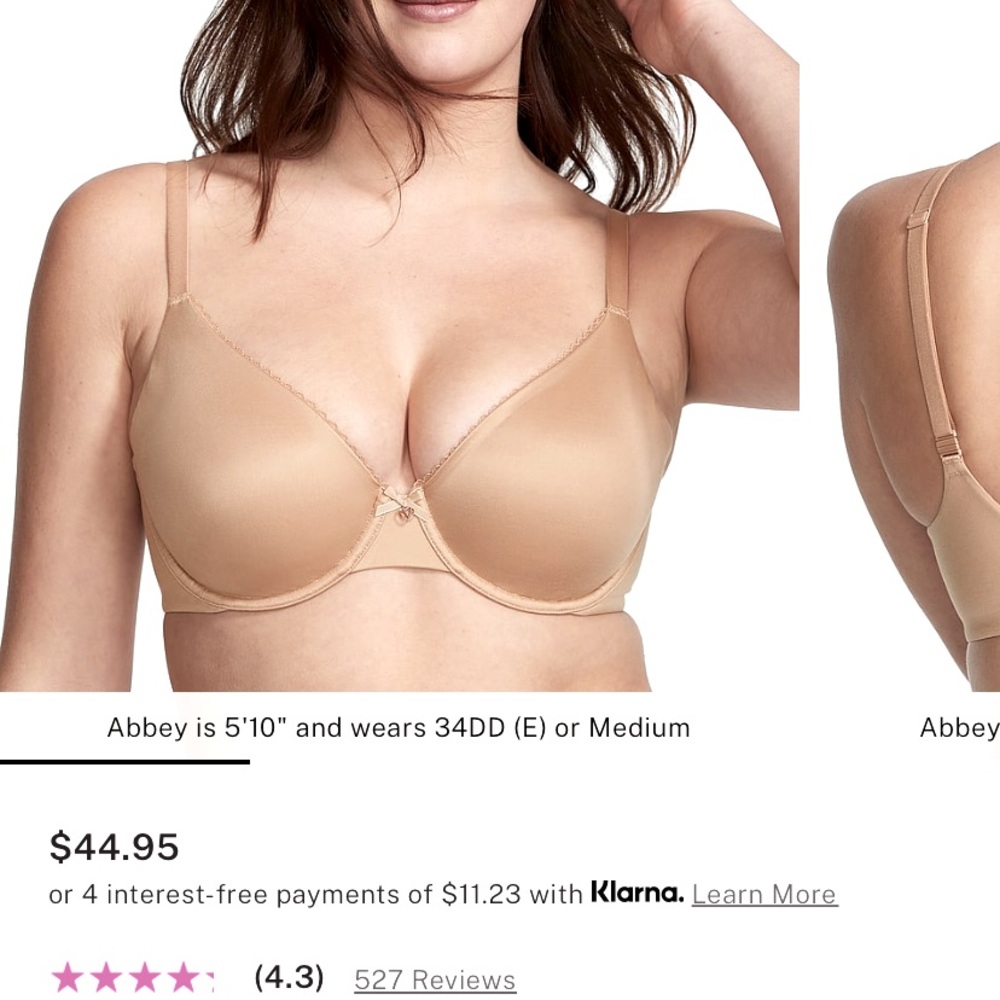 Body by Victoria Victoria’s Secret Demi Bra